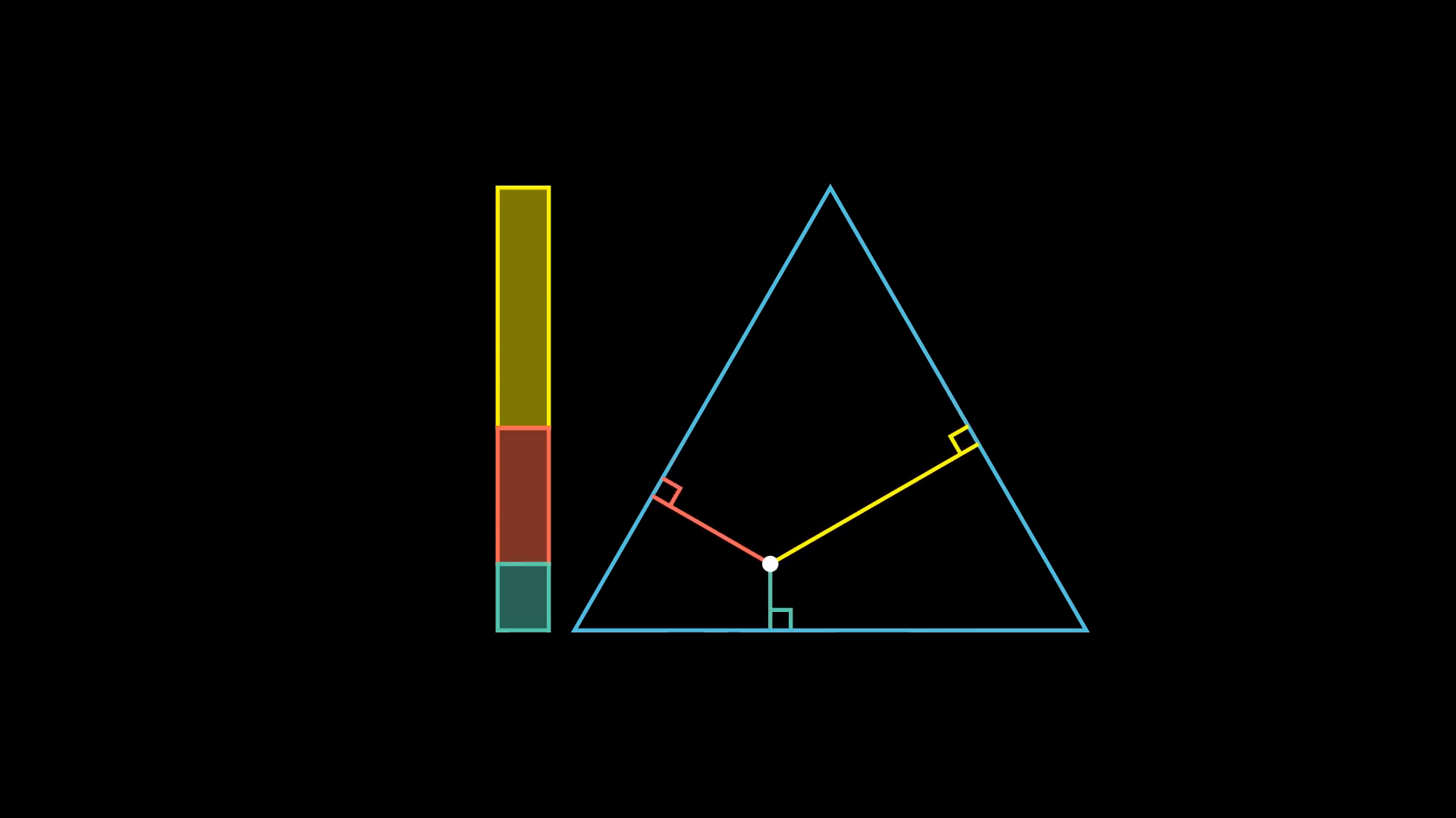 Viviani theorem (proof)