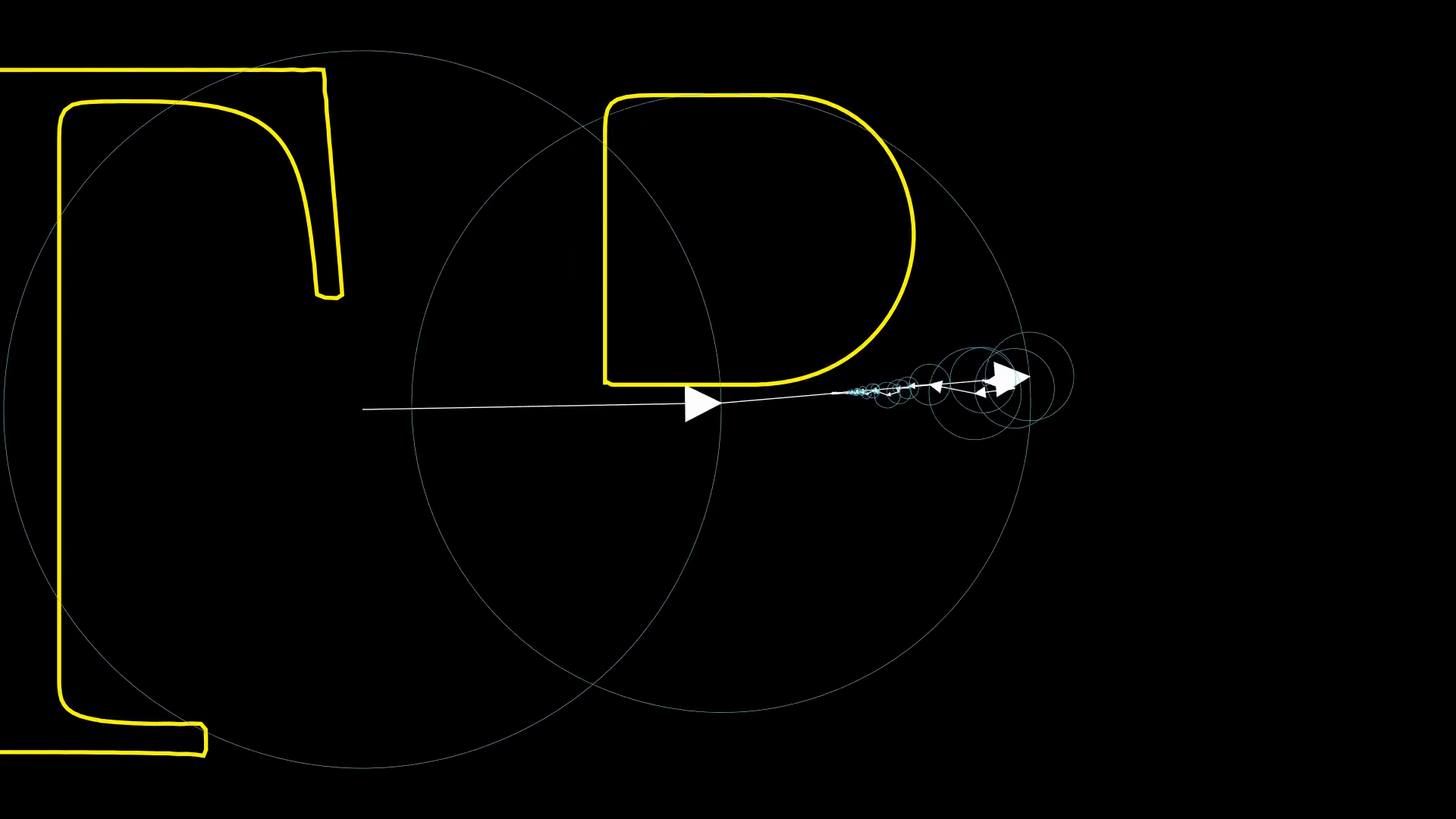 Multi path Fourier drawing